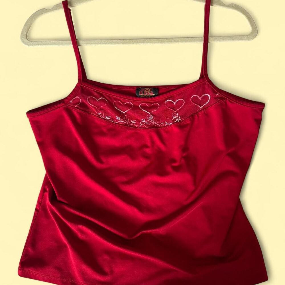 Hot-kiss Women's Red Vest